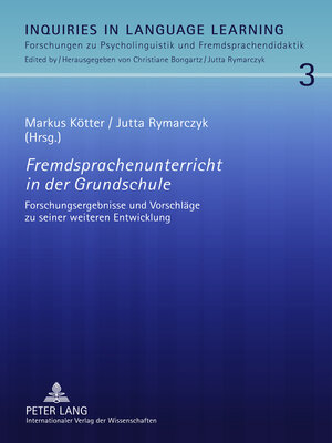 cover image of Fremdsprachenunterricht in der Grundschule